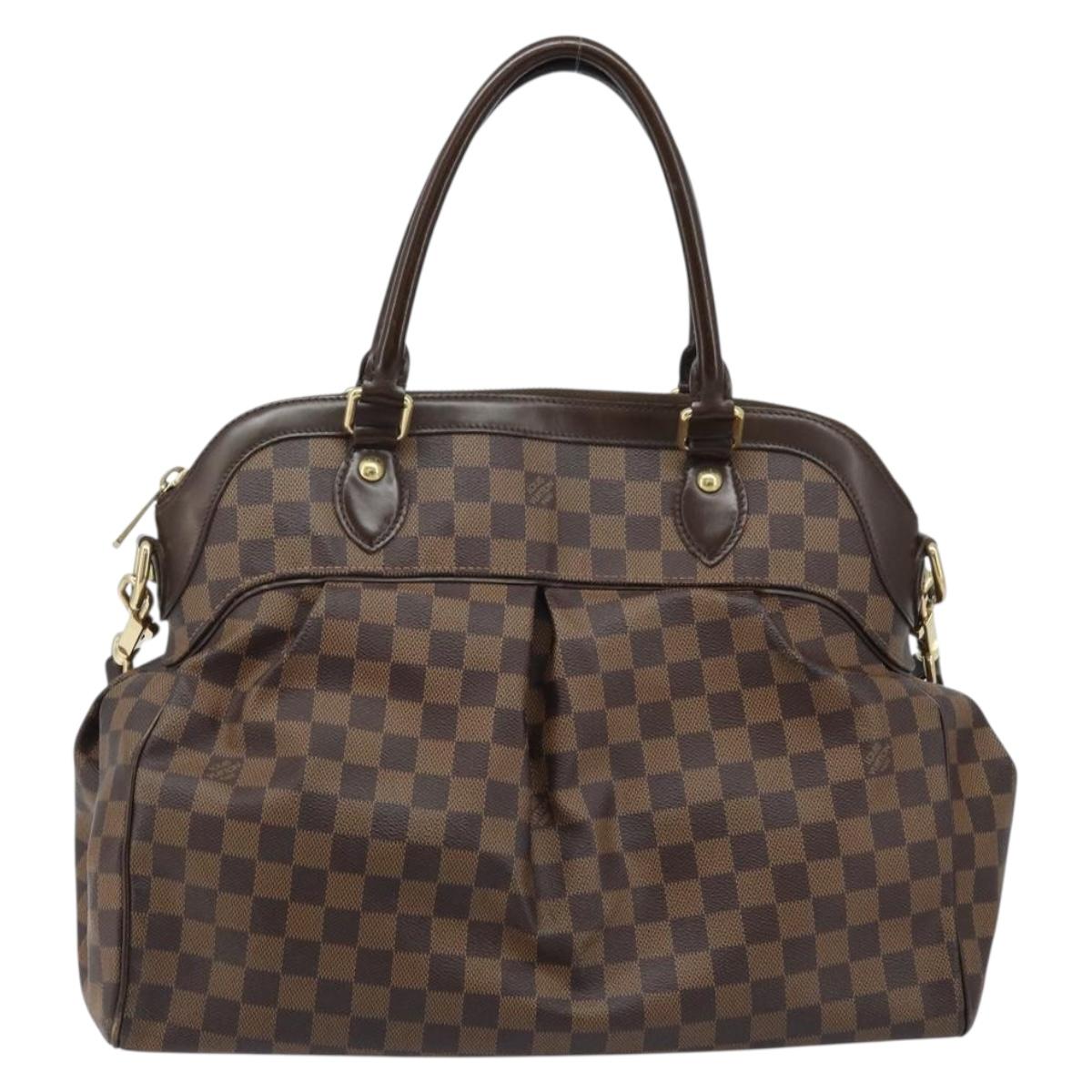 LOUIS VUITTON Damier Ebene Trevi GM Hand Bag 2way N51998 LV Auth ep13705