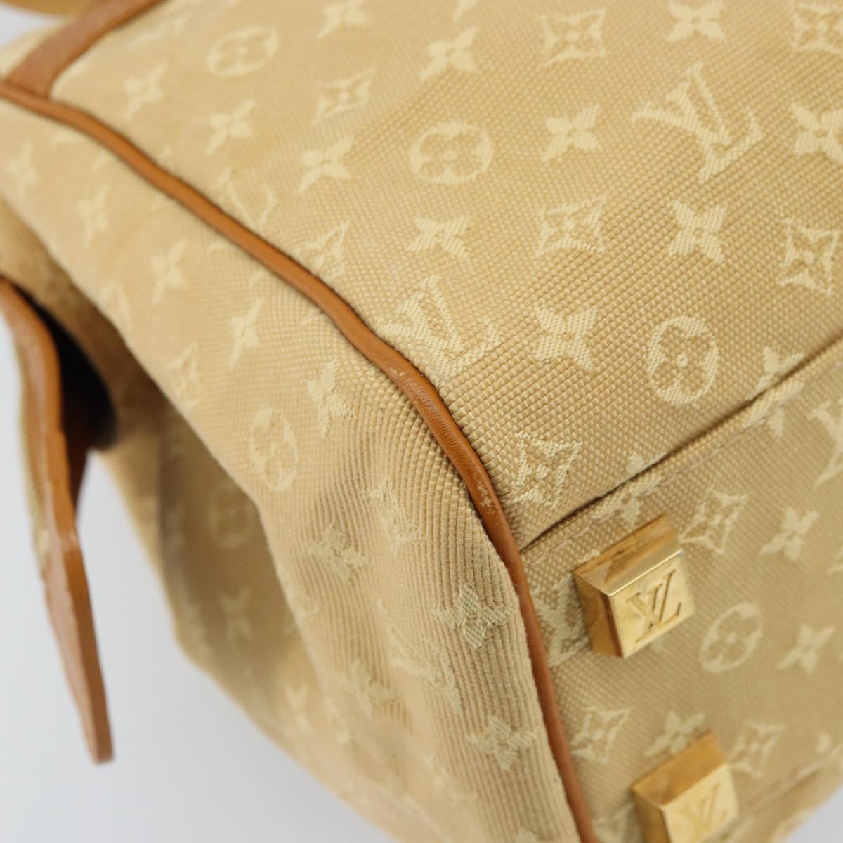 LOUIS VUITTON Monogram Mini Josephine PM Hand Bag Beige M92416 LV Auth ep13713