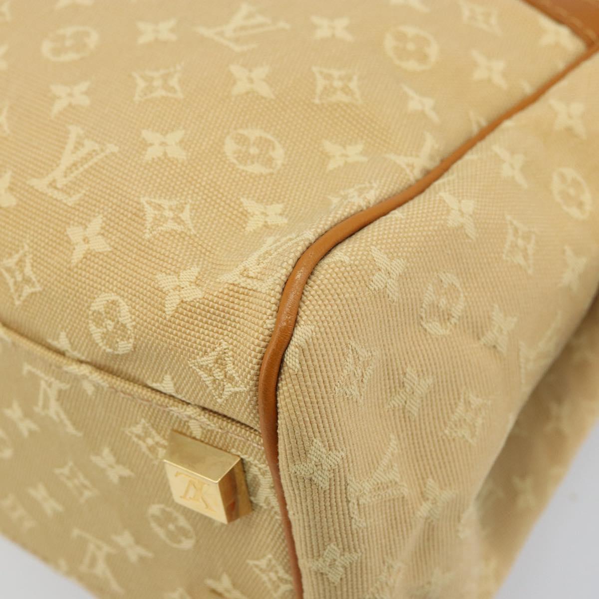 LOUIS VUITTON Monogram Mini Josephine PM Hand Bag Beige M92416 LV Auth ep13713