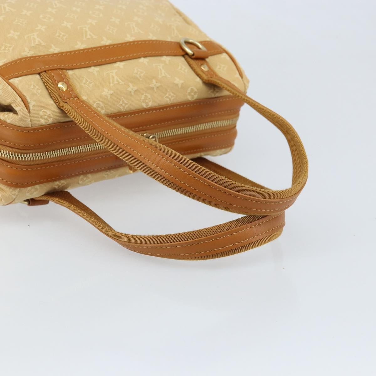 LOUIS VUITTON Monogram Mini Josephine PM Hand Bag Beige M92416 LV Auth ep13713
