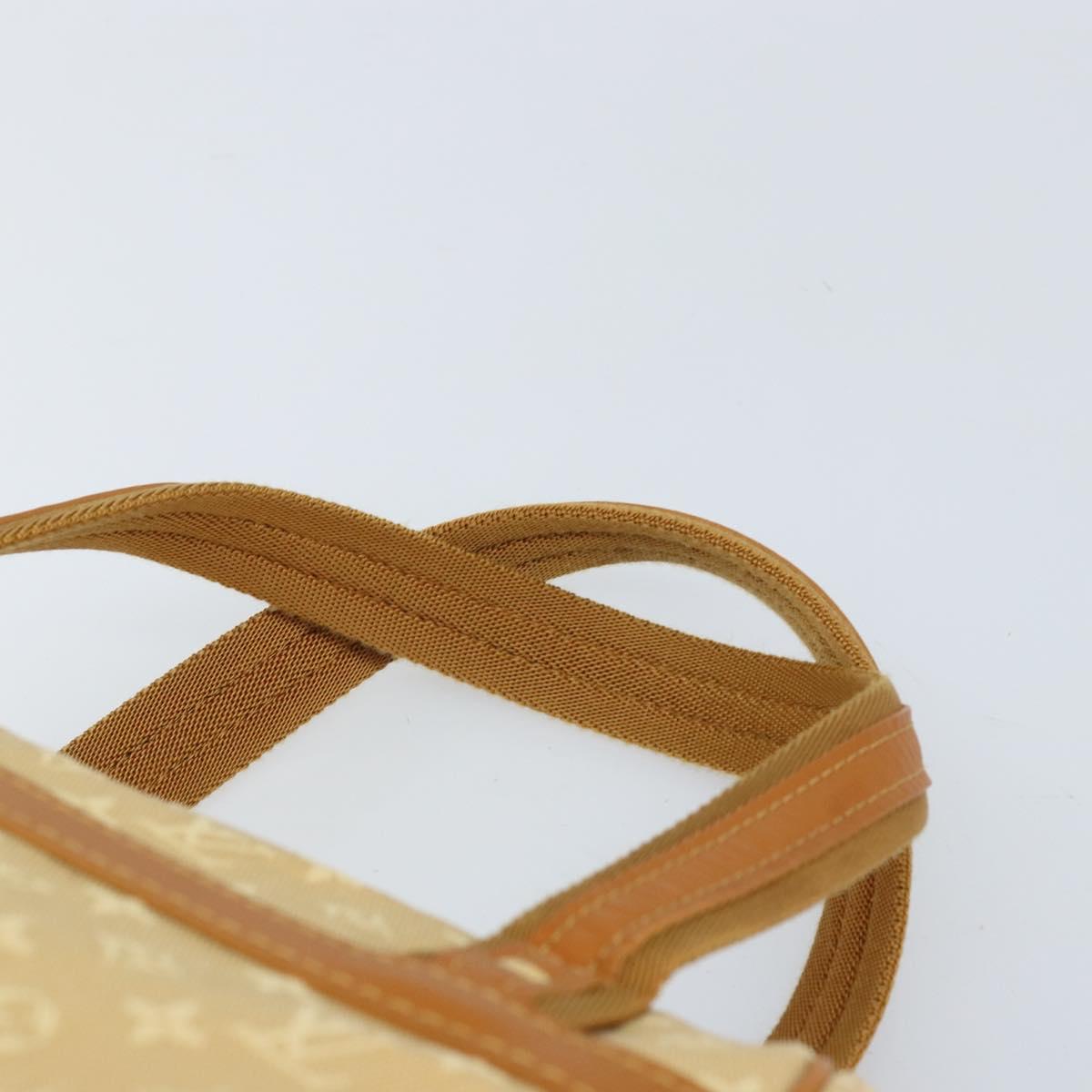 LOUIS VUITTON Monogram Mini Josephine PM Hand Bag Beige M92416 LV Auth ep13713