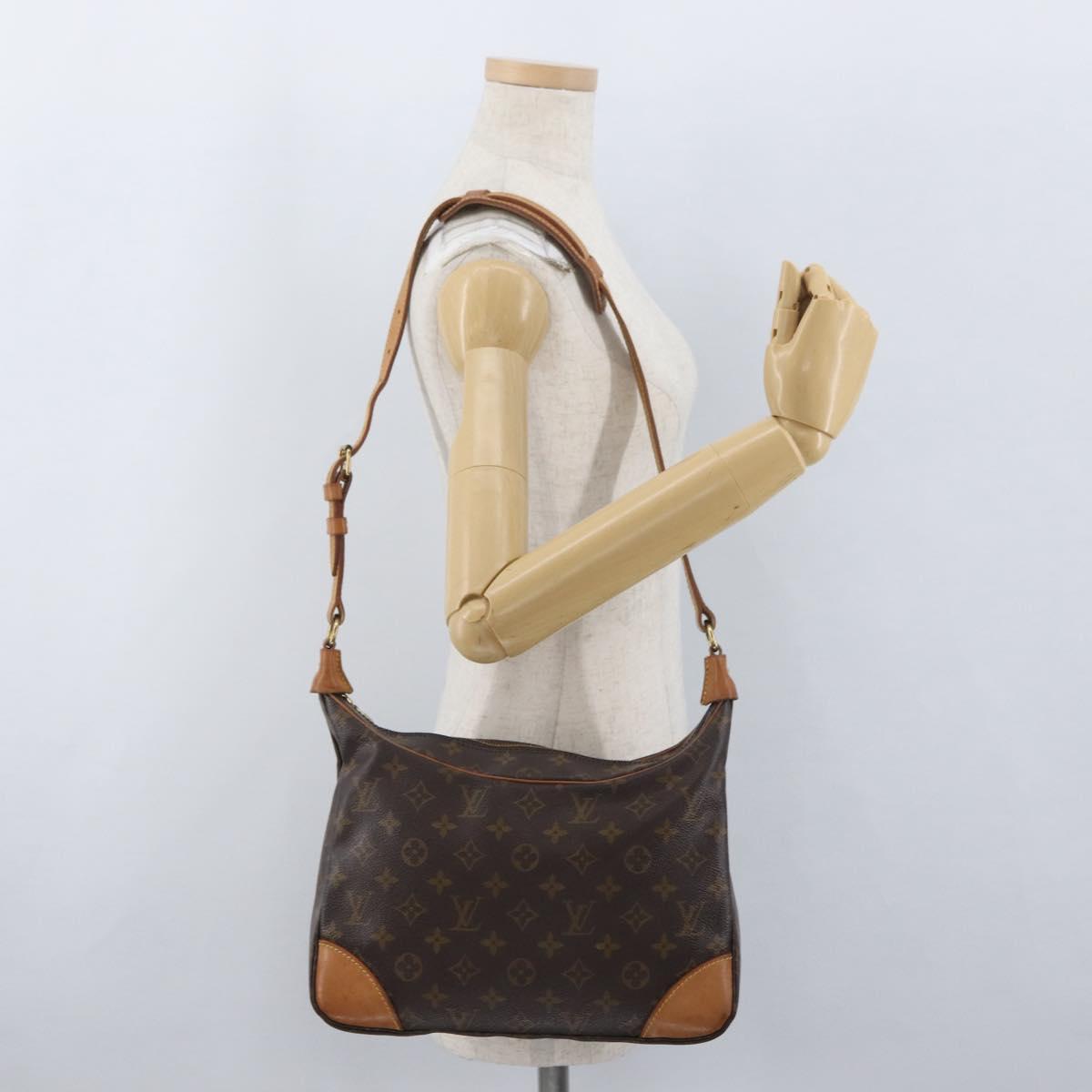 LOUIS VUITTON Monogram Boulogne 30 Shoulder Bag M51265 LV Auth ep13724