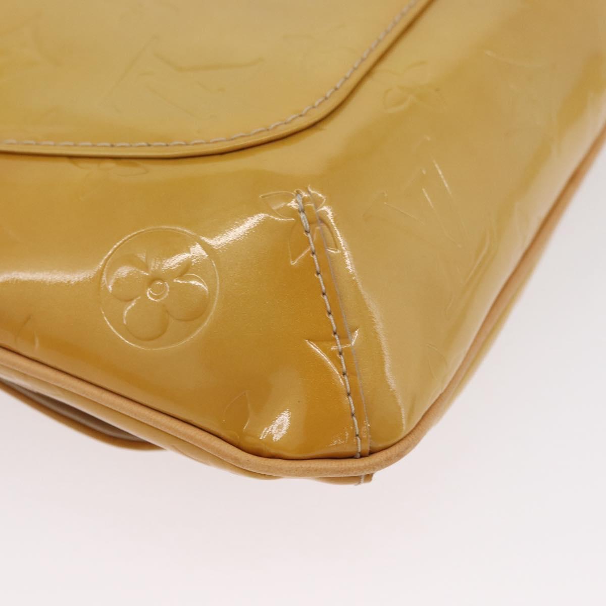 LOUIS VUITTON Monogram Vernis Thompson Street Bag Beige M91301 LV Auth ep13743A
