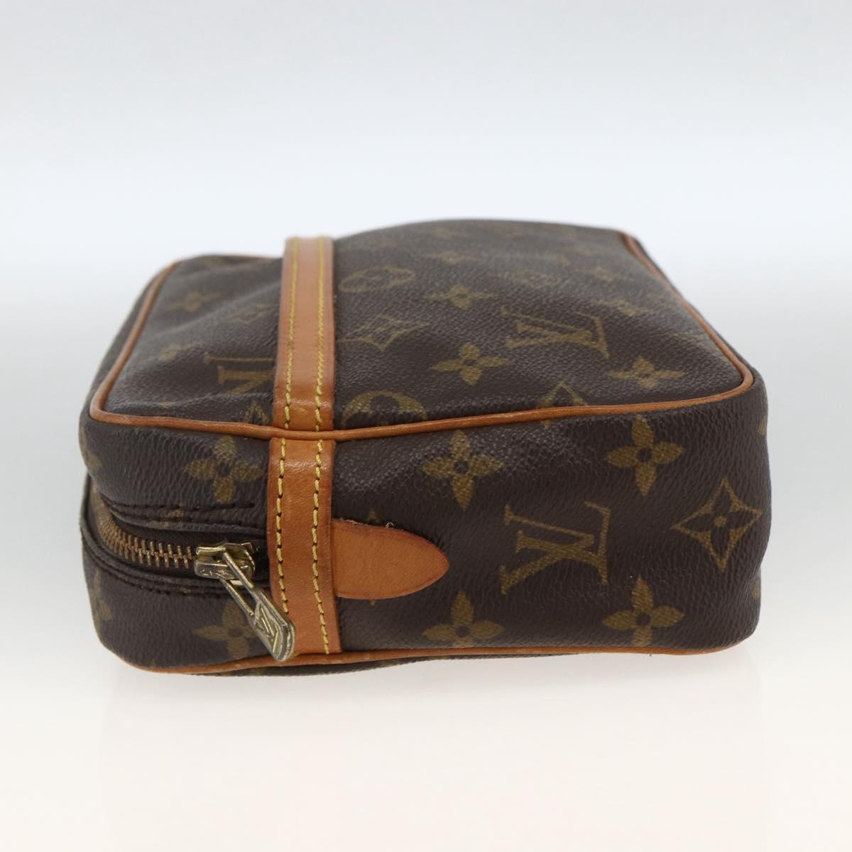 LOUIS VUITTON Monogram Compiegne 23 Clutch Bag M51847 LV Auth ep13753