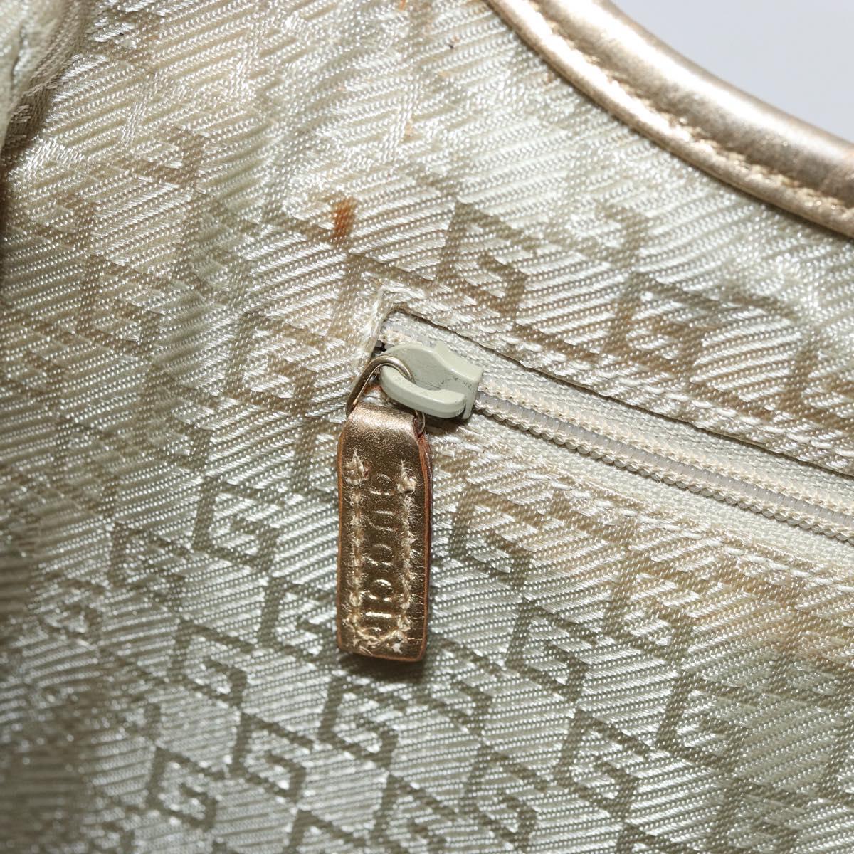 GUCCI GG Canvas Jackie Shoulder Bag Light Blue Gold 001 3306 1956 Auth ep13754A