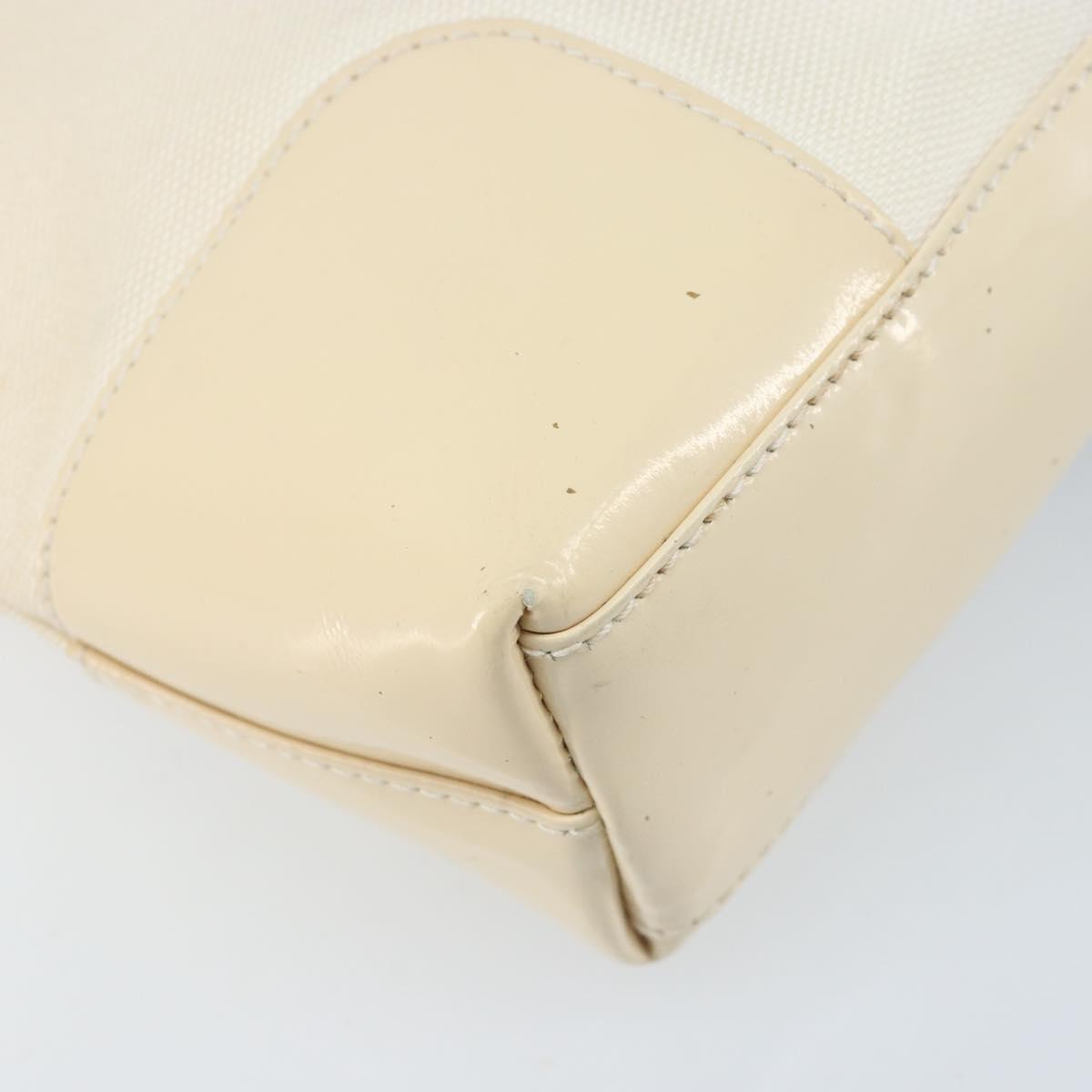 GUCCI Shoulder Bag Canvas White Gold 001 4231 Auth ep13756