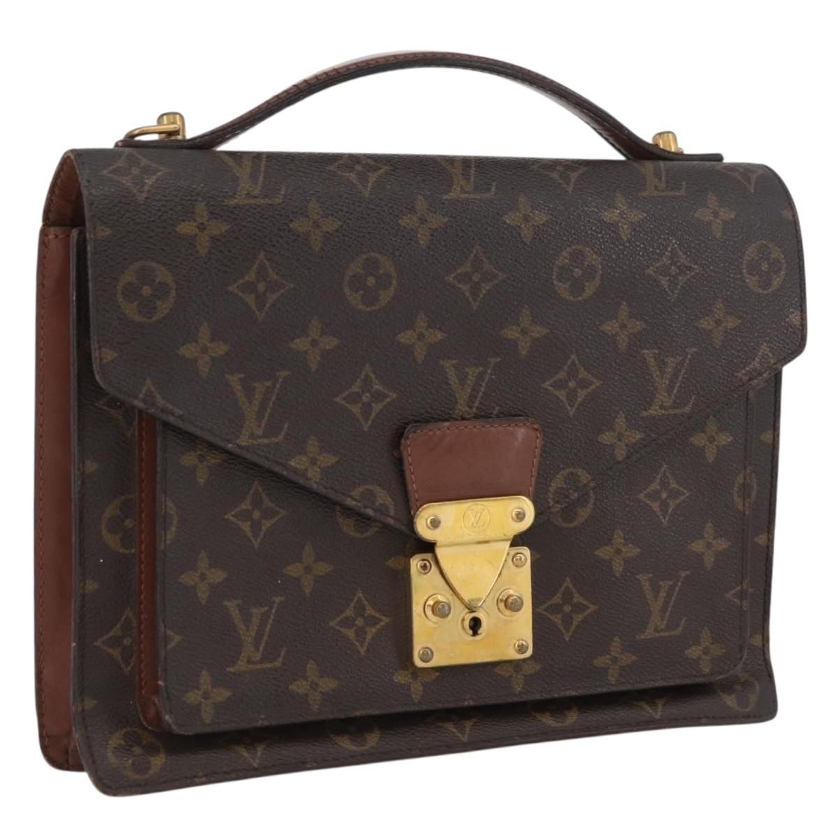 LOUIS VUITTON Monogram Monceau 28 Hand Bag M51185 LV Auth ep13764