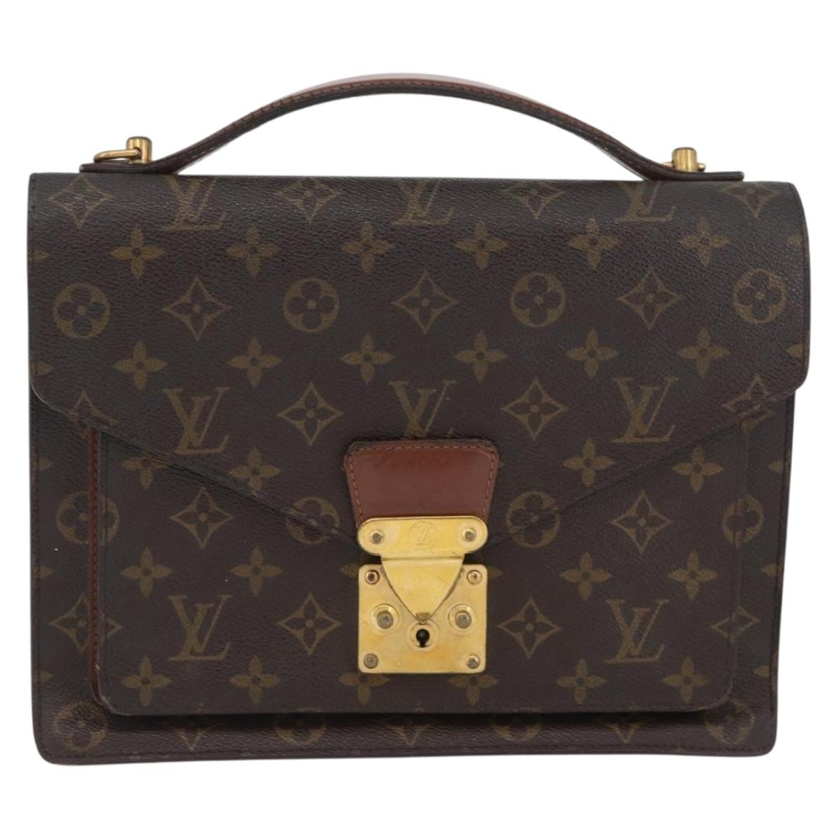 LOUIS VUITTON Monogram Monceau 28 Hand Bag M51185 LV Auth ep13764