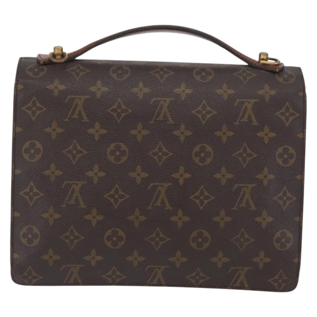 LOUIS VUITTON Monogram Monceau 28 Hand Bag M51185 LV Auth ep13764