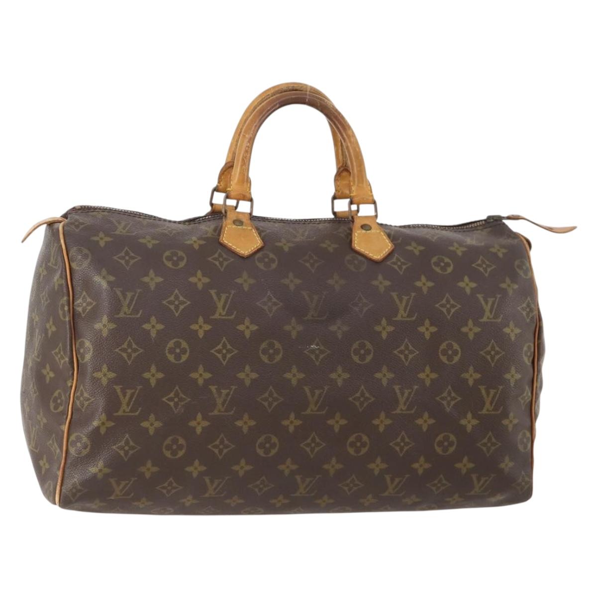 LOUIS VUITTON Monogram Speedy 40 Hand Bag M41522 LV Auth ep13768