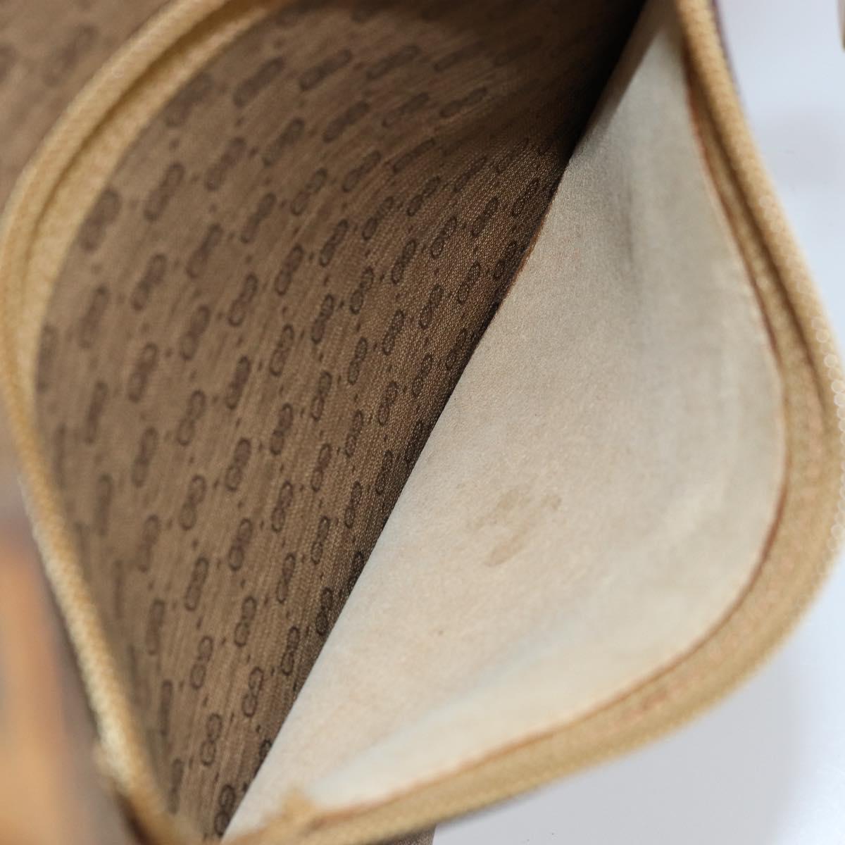 GUCCI Micro GG Supreme Tote Bag PVC Beige Gold 002 098 0057 Auth ep13772
