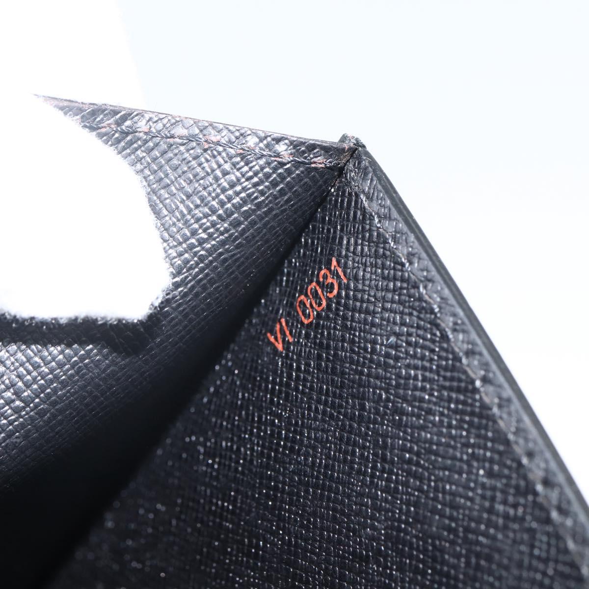 LOUIS VUITTON Epi Serie Dragonne Clutch Bag Black Noir M52612 LV Auth ep13784