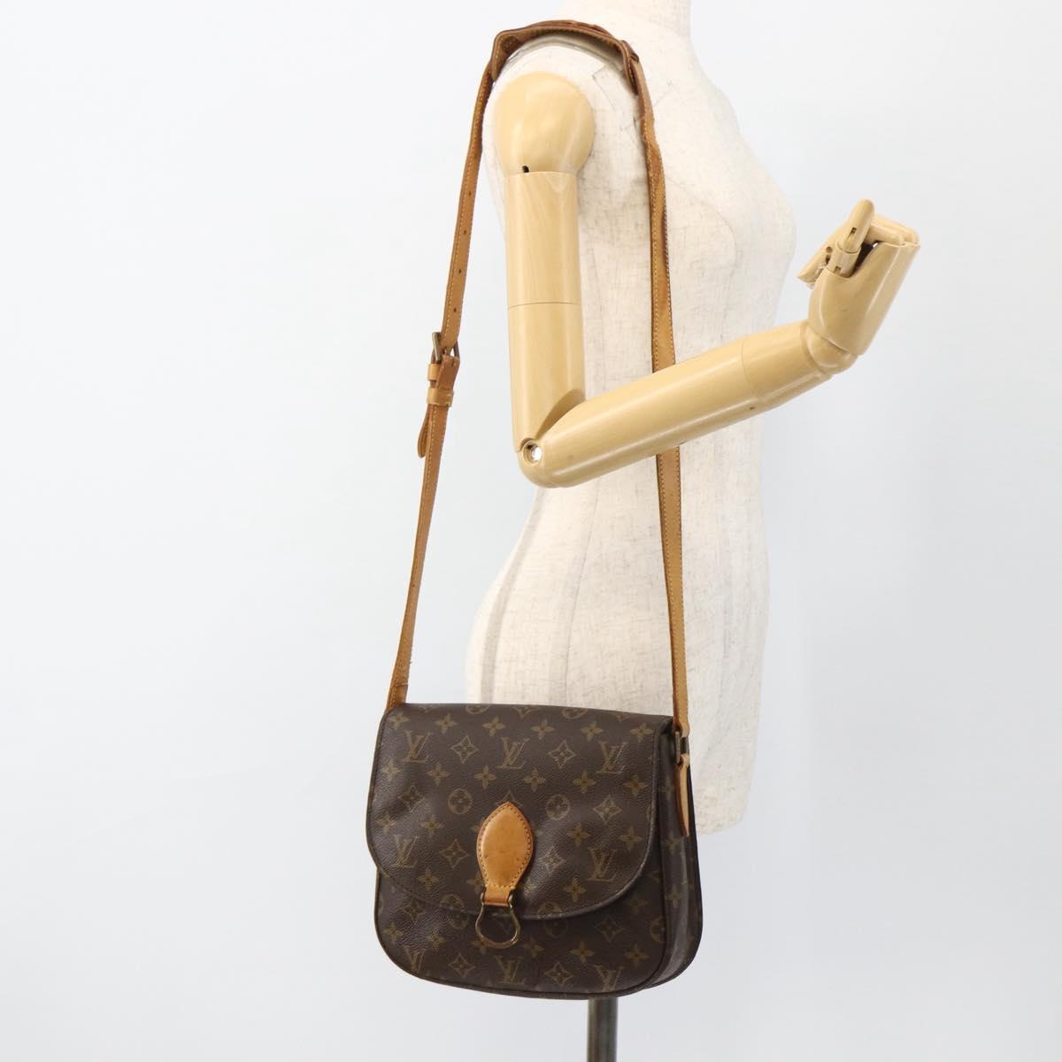 LOUIS VUITTON Monogram Saint Cloud GM Shoulder Bag M51242 LV Auth ep13803