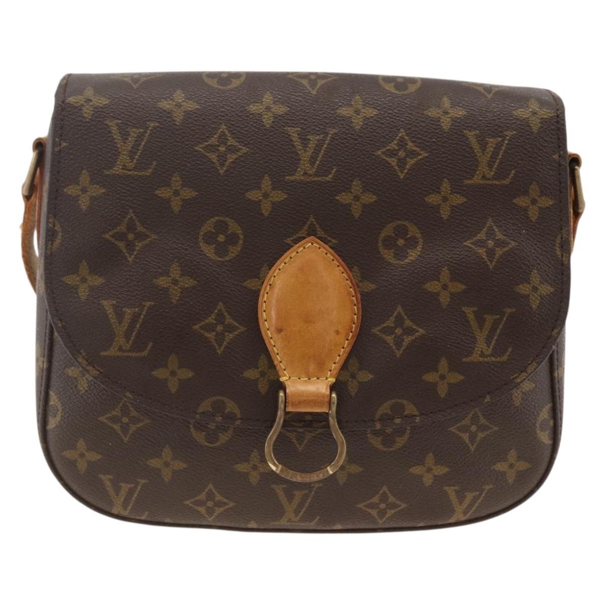 LOUIS VUITTON Monogram Saint Cloud GM Shoulder Bag M51242 LV Auth ep13803
