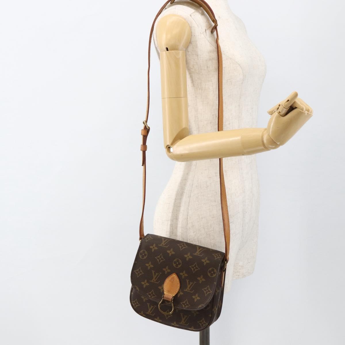 LOUIS VUITTON Monogram Saint Cloud MM Shoulder Bag M51243 LV Auth ep13805