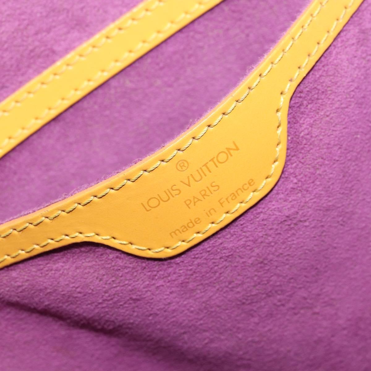 LOUIS VUITTON Epi Saint Jacques Shopping Bag Yellow M52269 LV Auth ep13813