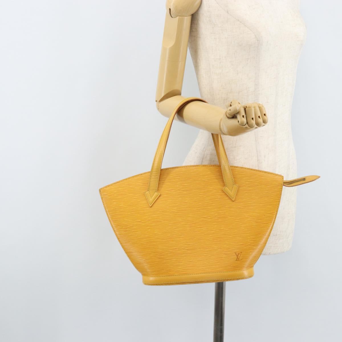 LOUIS VUITTON Epi Saint Jacques Shopping Bag Yellow M52269 LV Auth ep13813