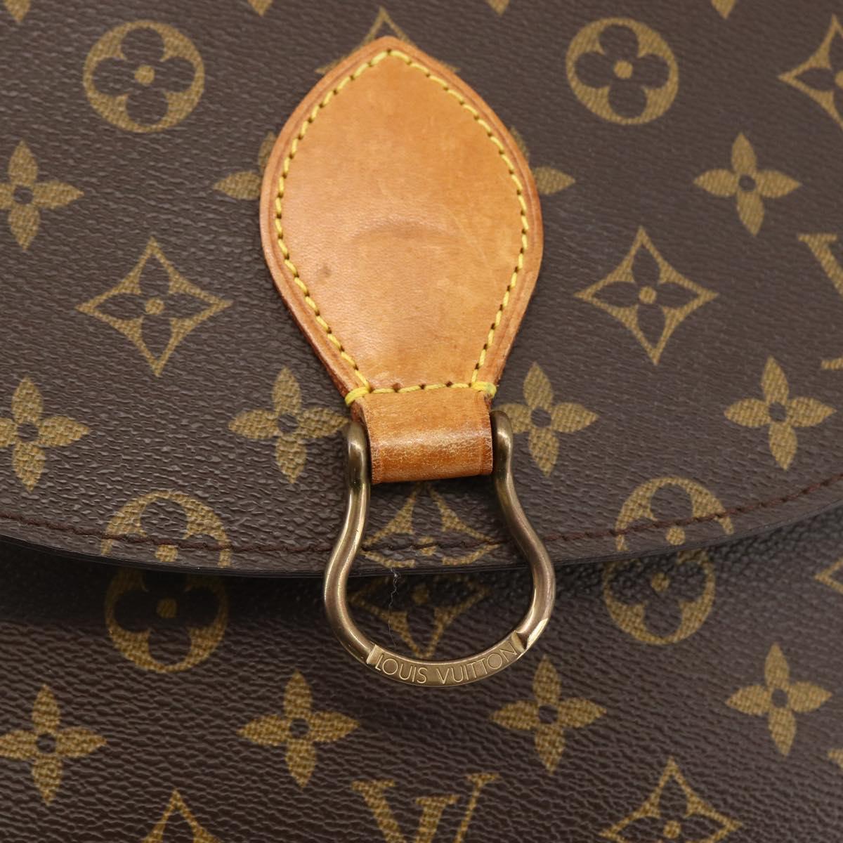 LOUIS VUITTON Monogram Saint Cloud GM Shoulder Bag M51242 LV Auth ep13816