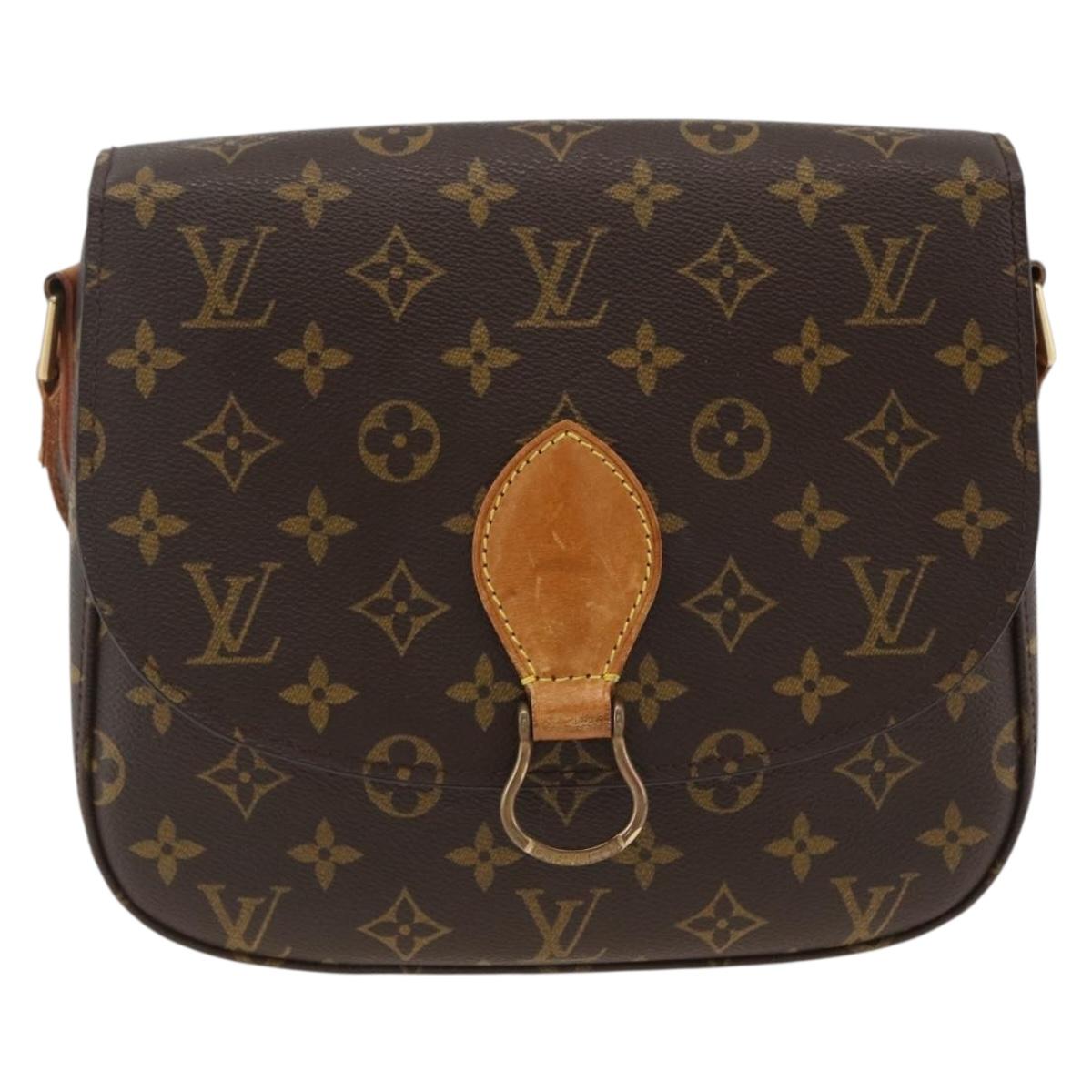 LOUIS VUITTON Monogram Saint Cloud GM Shoulder Bag M51242 LV Auth ep13816