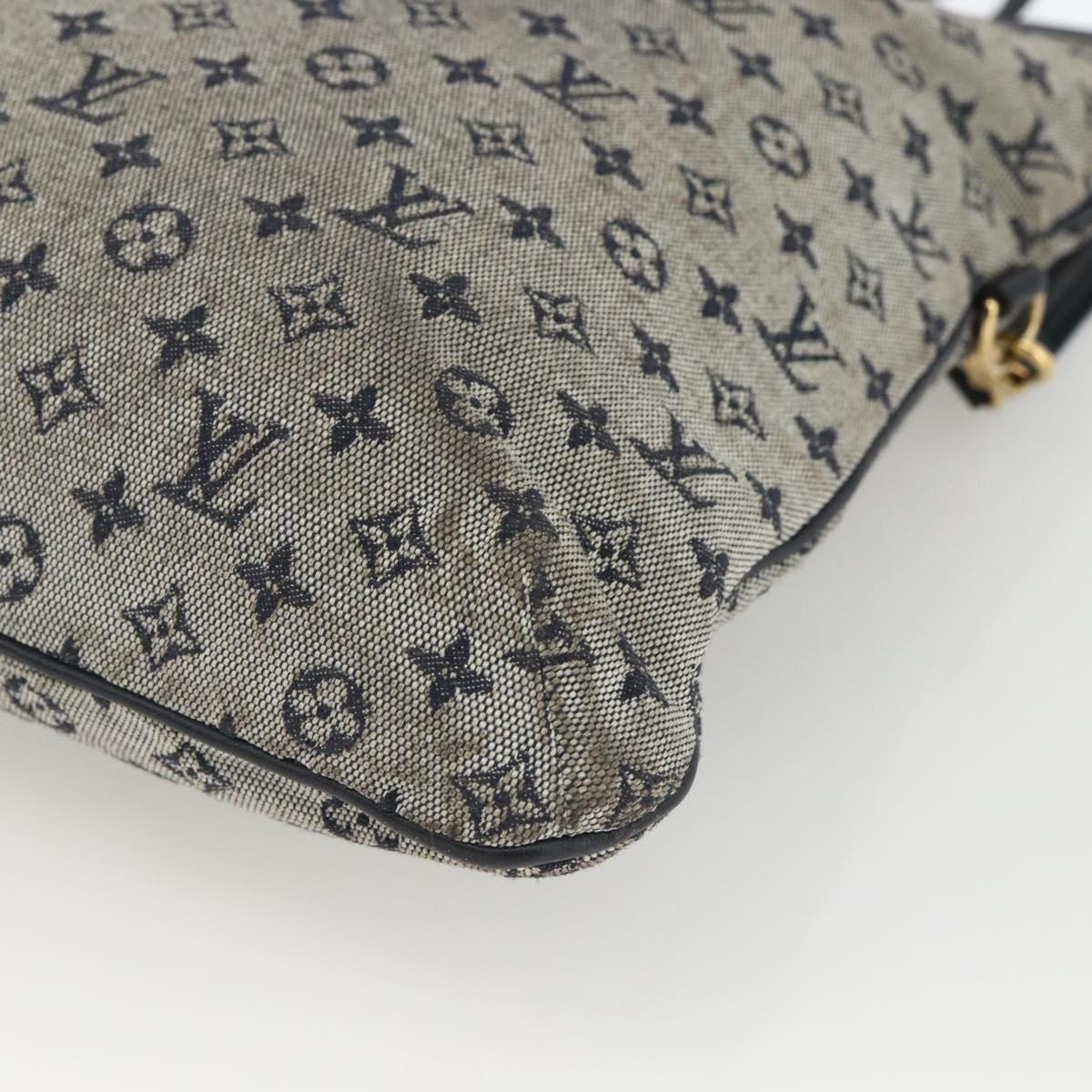 LOUIS VUITTON Monogram Mini Franテァoise Tote Bag 2way Blue M92208 LV Auth ep13818