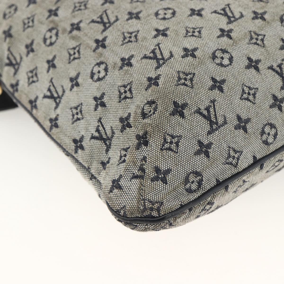 LOUIS VUITTON Monogram Mini Franテァoise Tote Bag 2way Blue M92208 LV Auth ep13818
