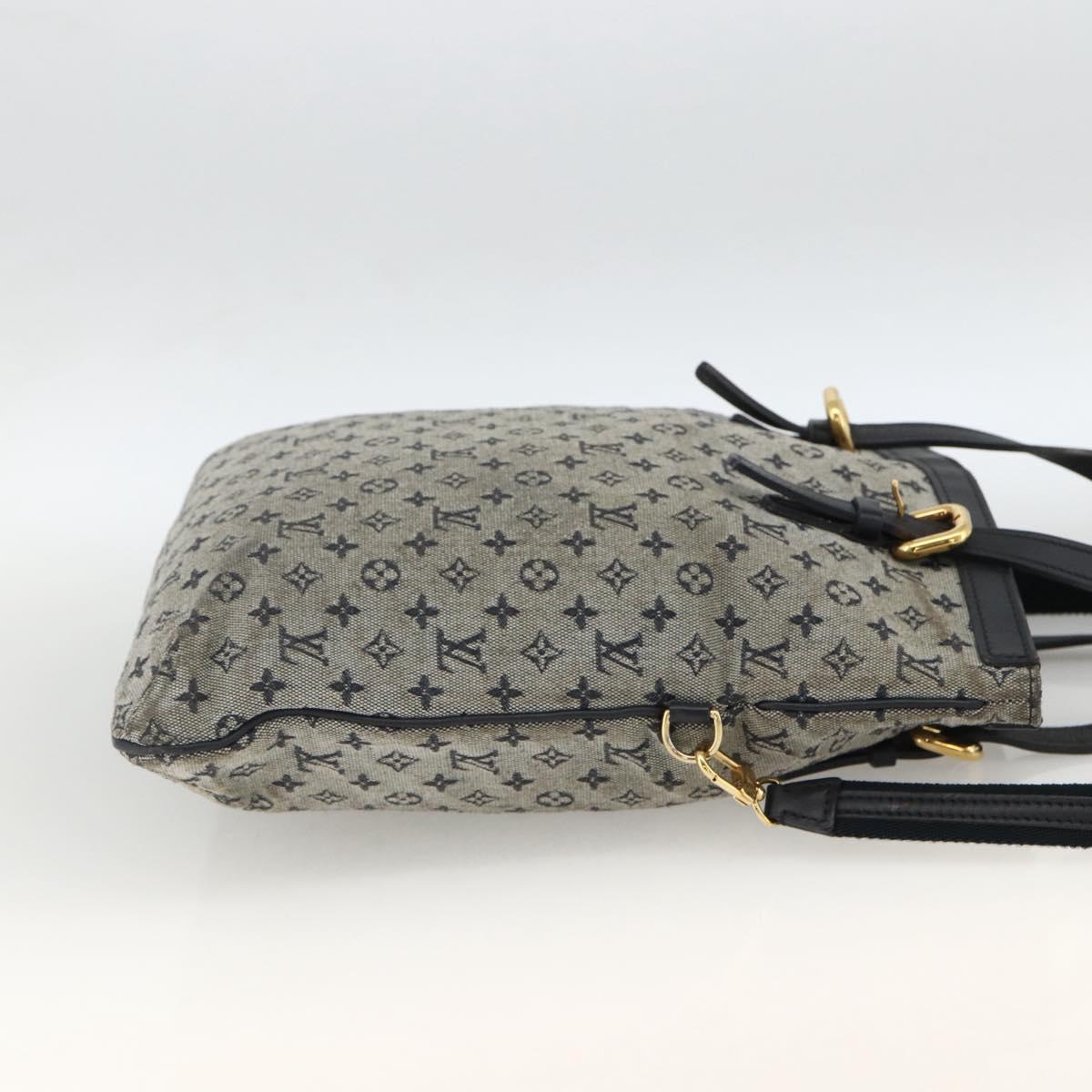 LOUIS VUITTON Monogram Mini Franテァoise Tote Bag 2way Blue M92208 LV Auth ep13818
