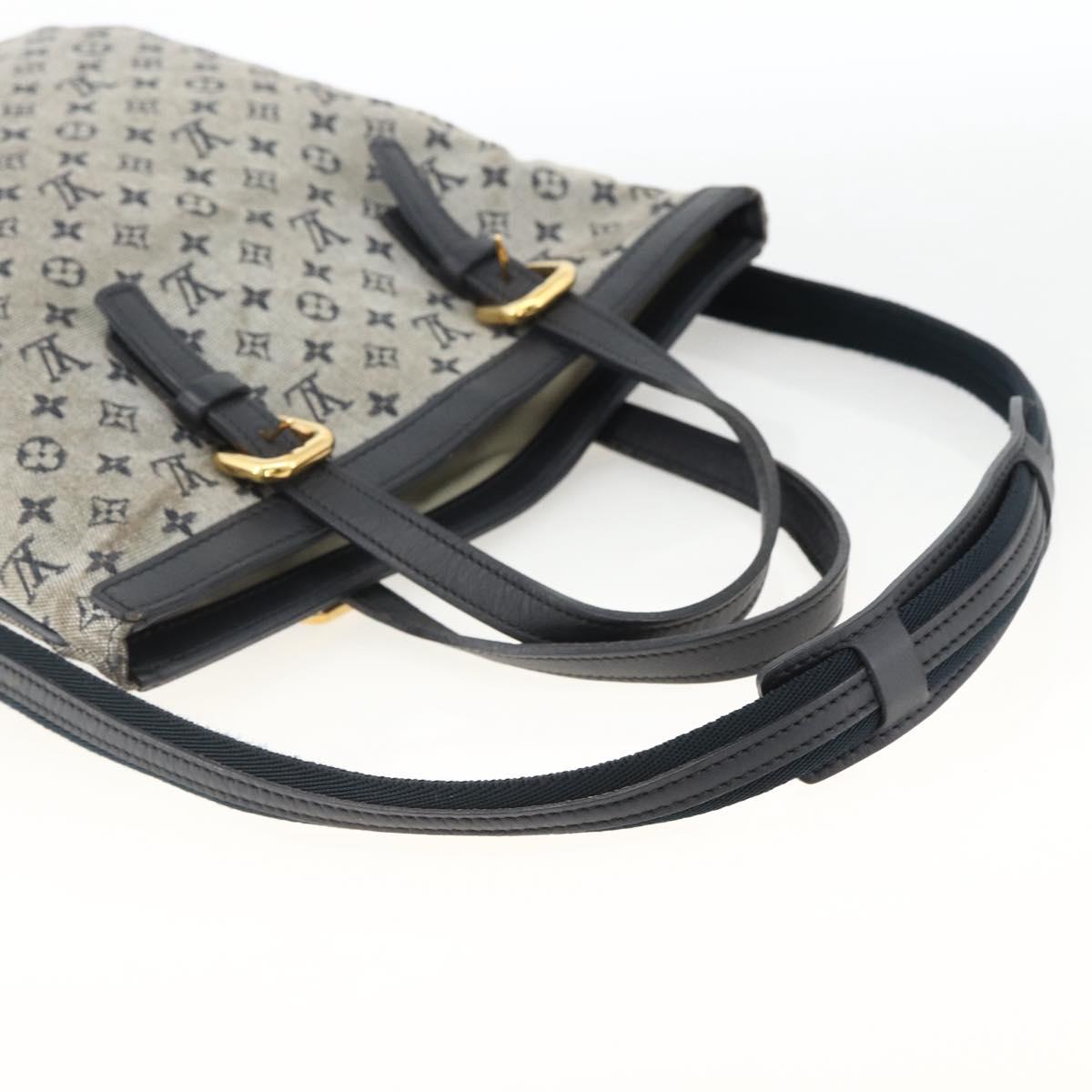 LOUIS VUITTON Monogram Mini Franテァoise Tote Bag 2way Blue M92208 LV Auth ep13818