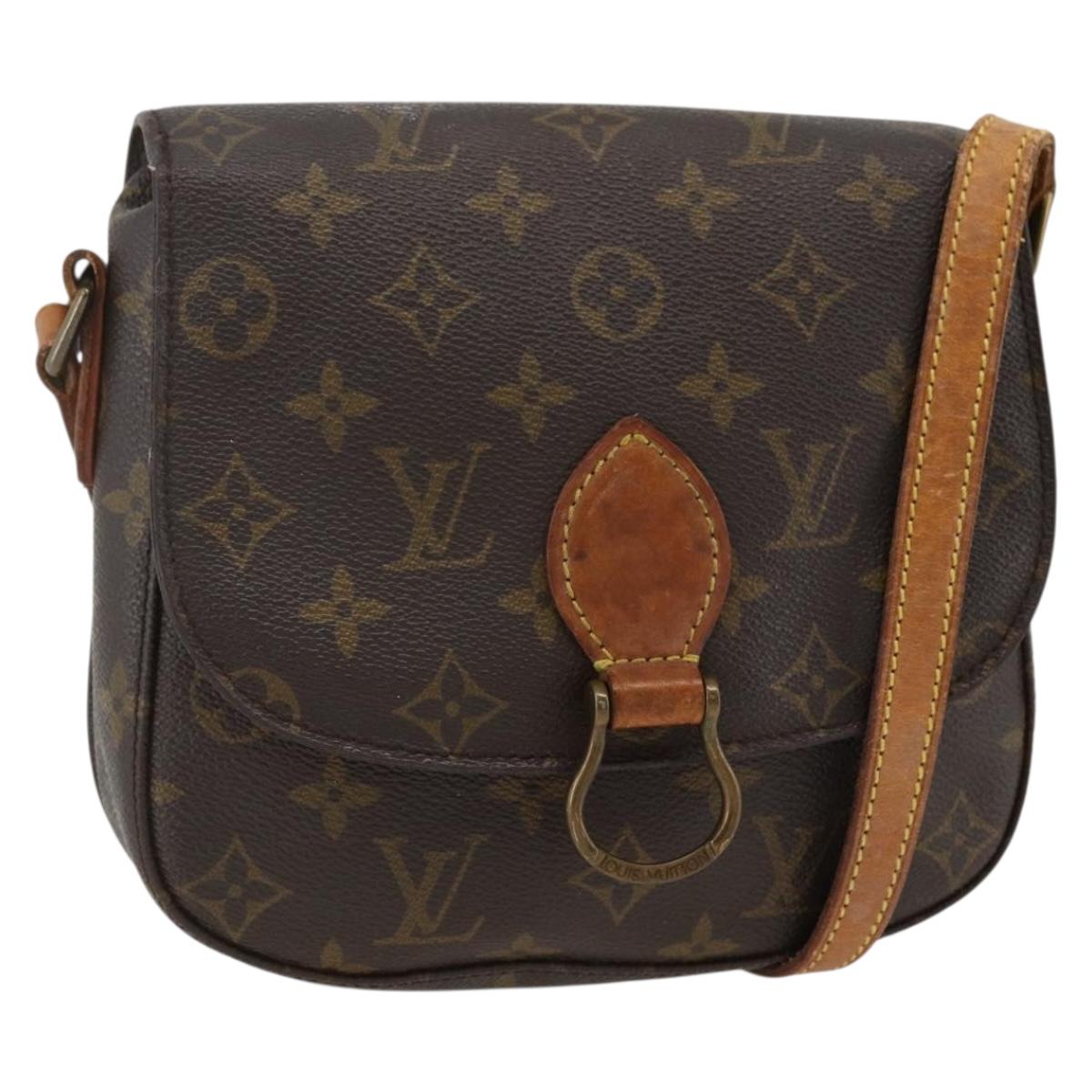 LOUIS VUITTON Monogram Saint Cloud MM Shoulder Bag M51243 LV Auth ep13830