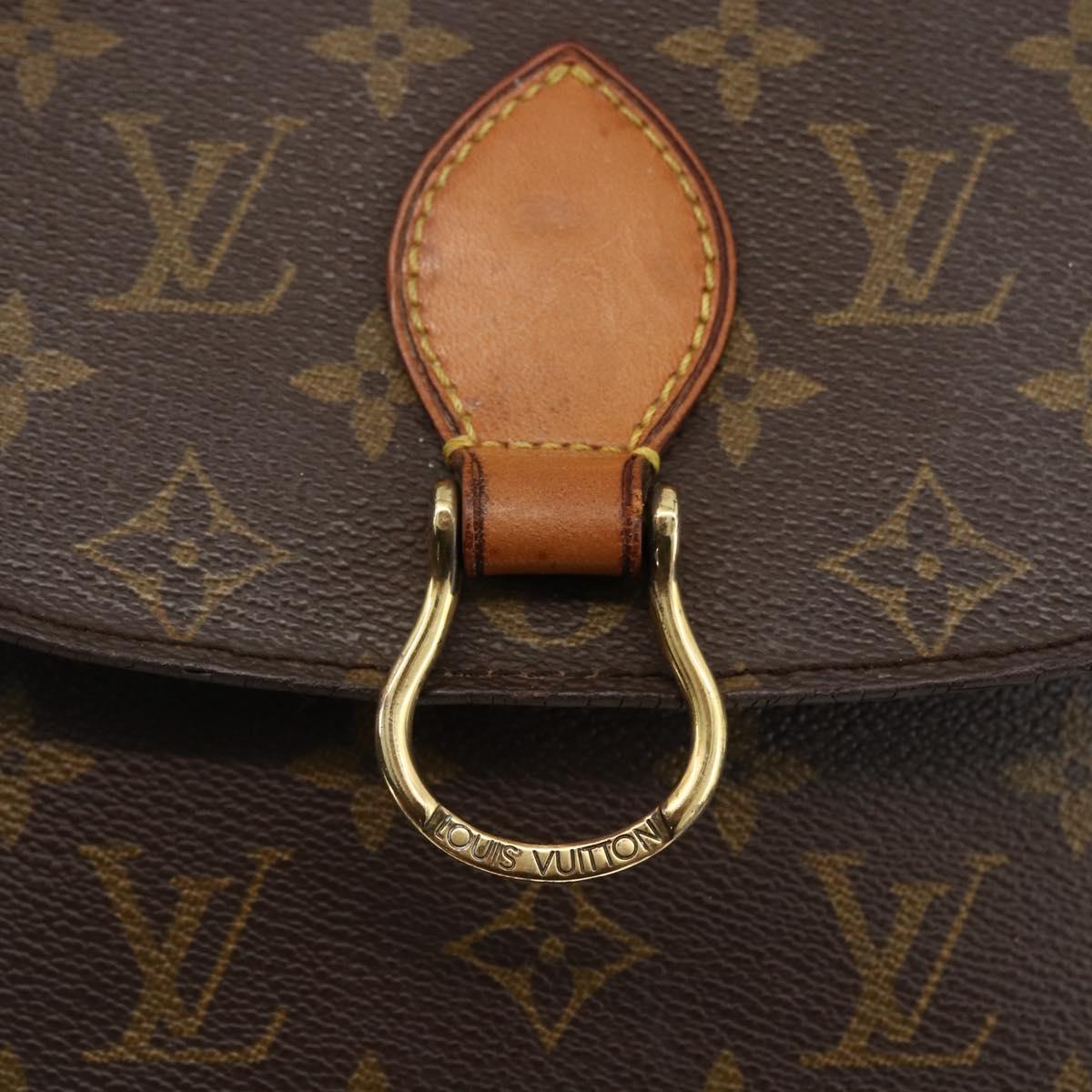 LOUIS VUITTON Monogram Saint Cloud MM Shoulder Bag M51243 LV Auth ep13833