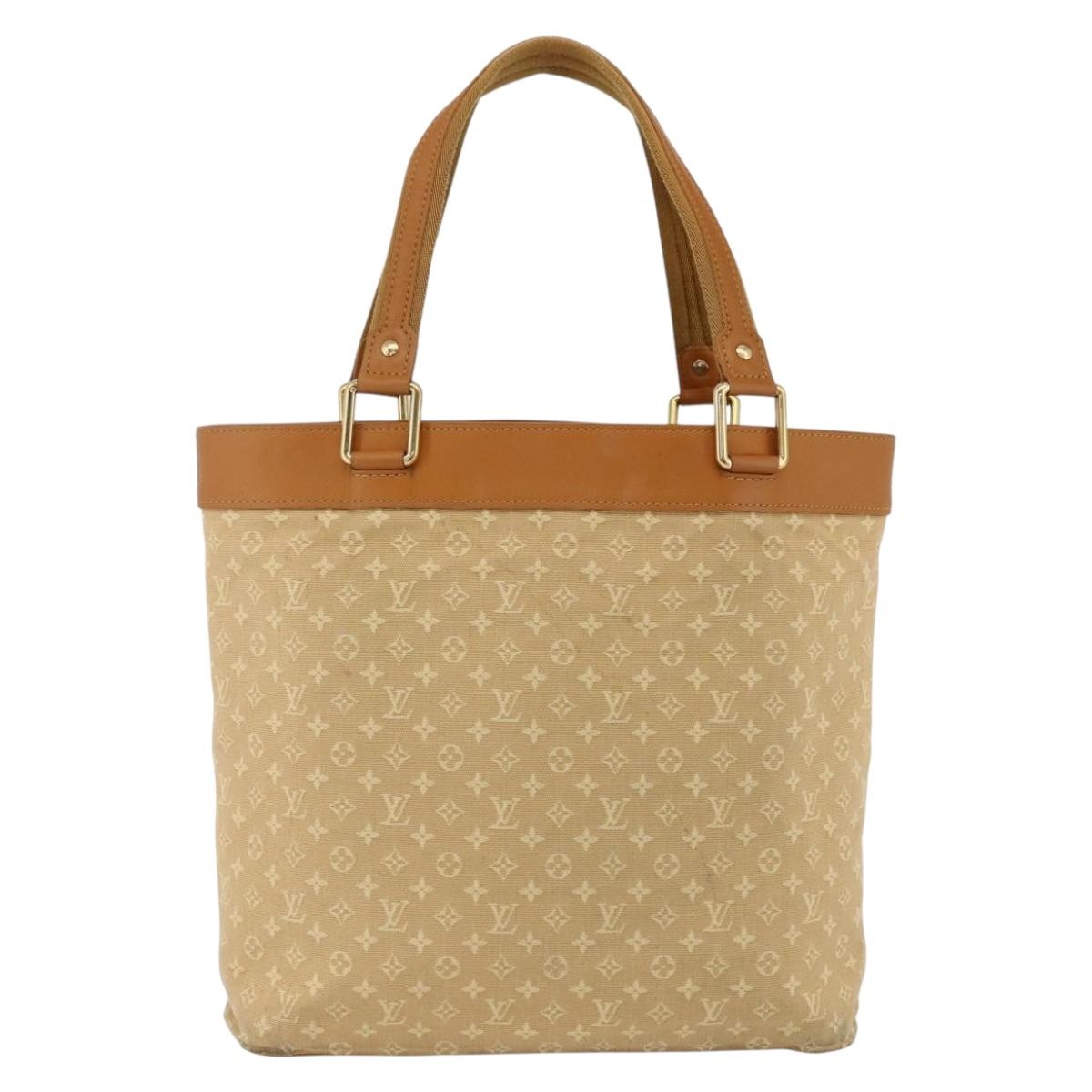 LOUIS VUITTON Monogram Mini Lucille PM Hand Bag Beige M92684 LV Auth ep13835A
