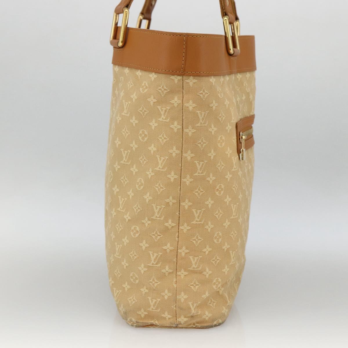 LOUIS VUITTON Monogram Mini Lucille PM Hand Bag Beige M92684 LV Auth ep13835A