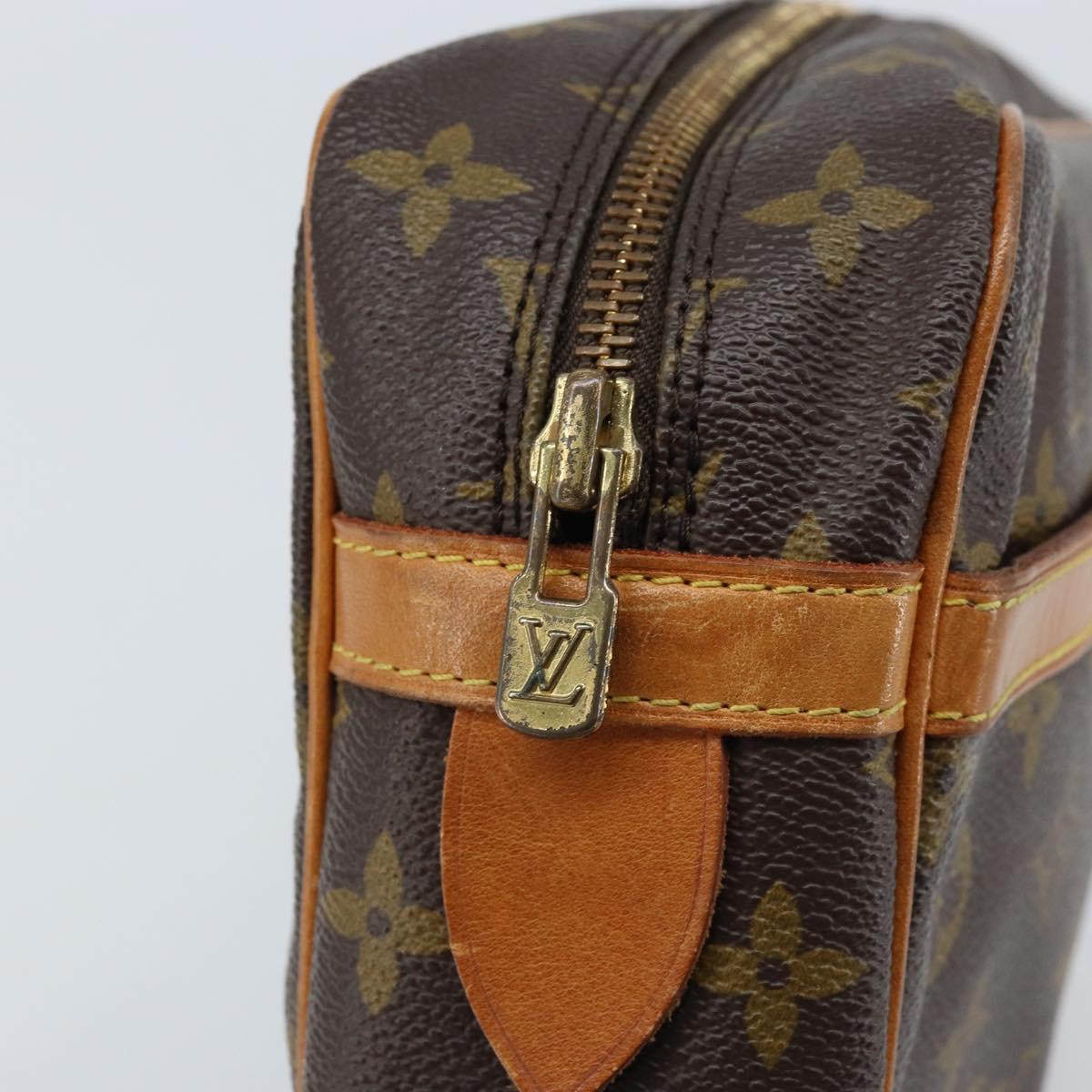 LOUIS VUITTON Monogram Compiegne 28 Clutch Bag M51845 LV Auth ep13837