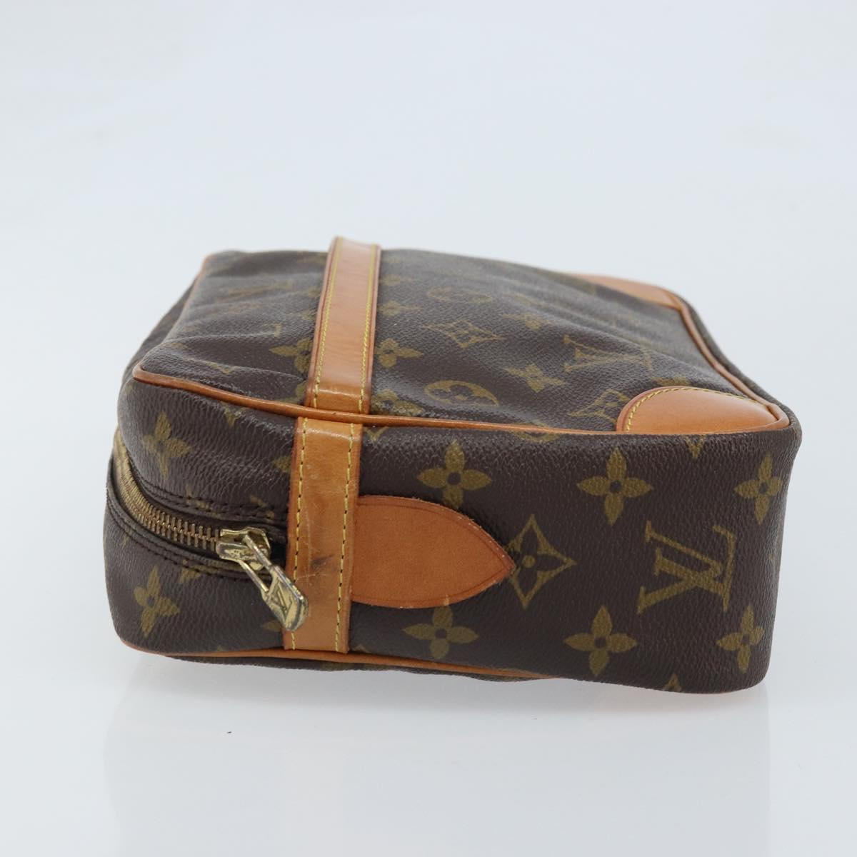 LOUIS VUITTON Monogram Compiegne 28 Clutch Bag M51845 LV Auth ep13837