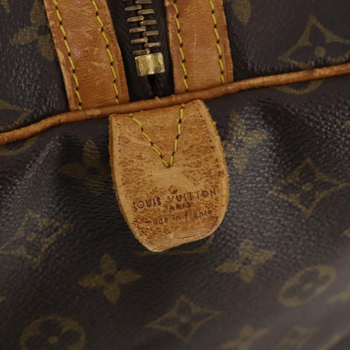 LOUIS VUITTON Monogram Sac Souple 55 Boston Bag M41622 LV Auth ep13844