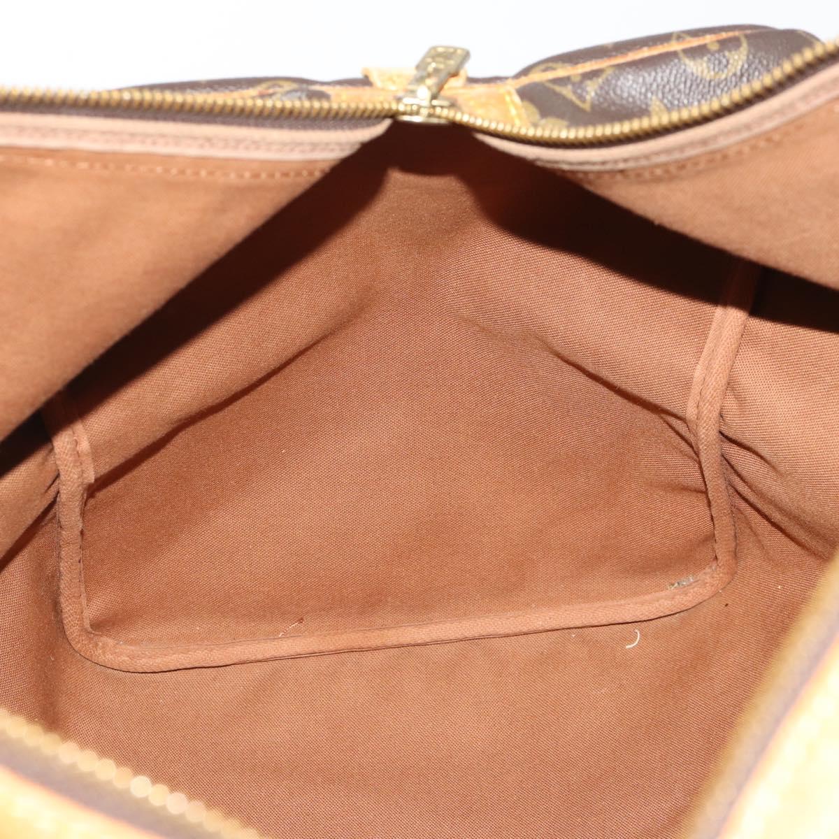LOUIS VUITTON Monogram Sac Souple 55 Boston Bag M41622 LV Auth ep13844