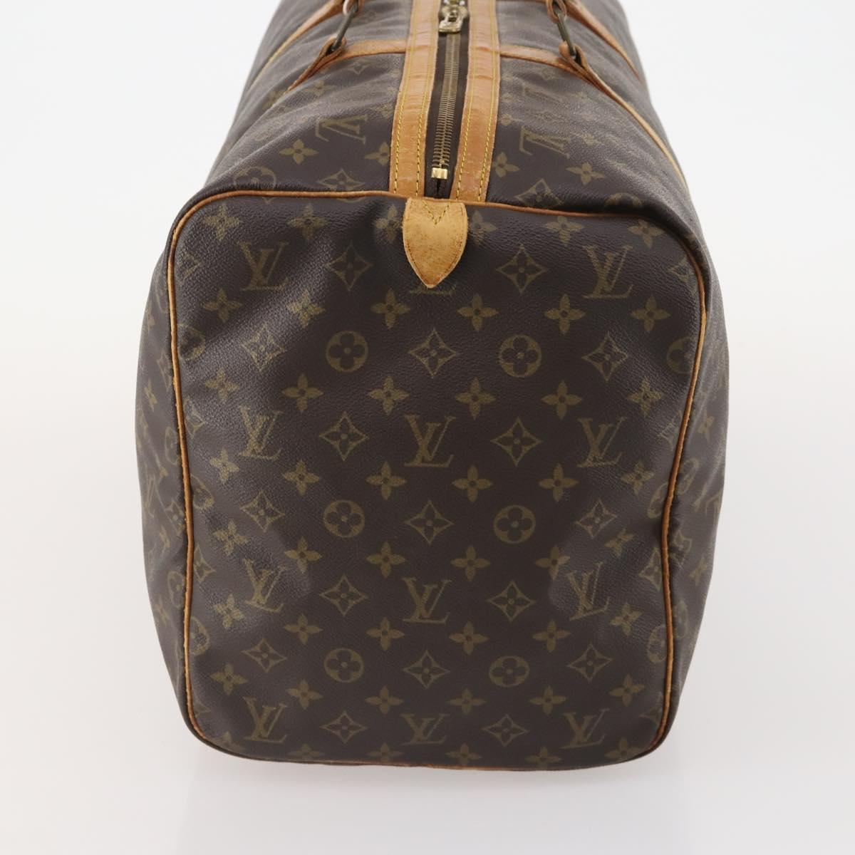 LOUIS VUITTON Monogram Sac Souple 55 Boston Bag M41622 LV Auth ep13844