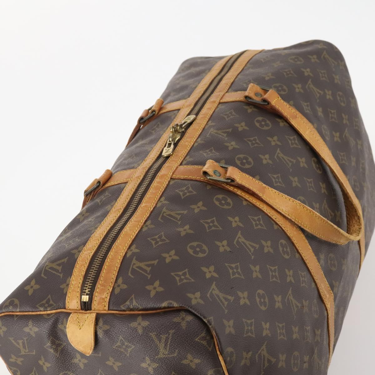 LOUIS VUITTON Monogram Sac Souple 55 Boston Bag M41622 LV Auth ep13844