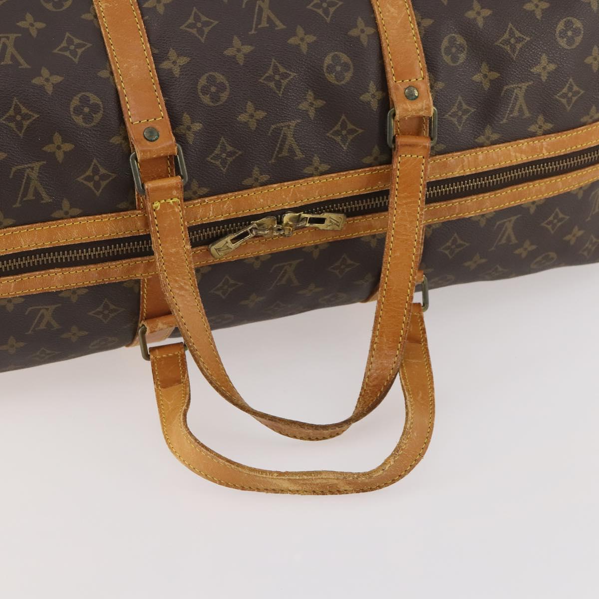 LOUIS VUITTON Monogram Sac Souple 55 Boston Bag M41622 LV Auth ep13844