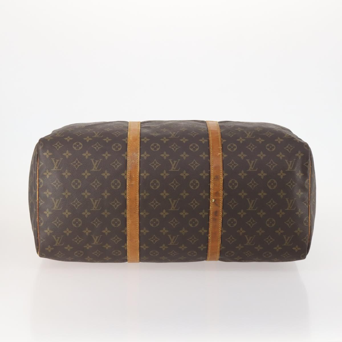 LOUIS VUITTON Monogram Sac Souple 55 Boston Bag M41622 LV Auth ep13844