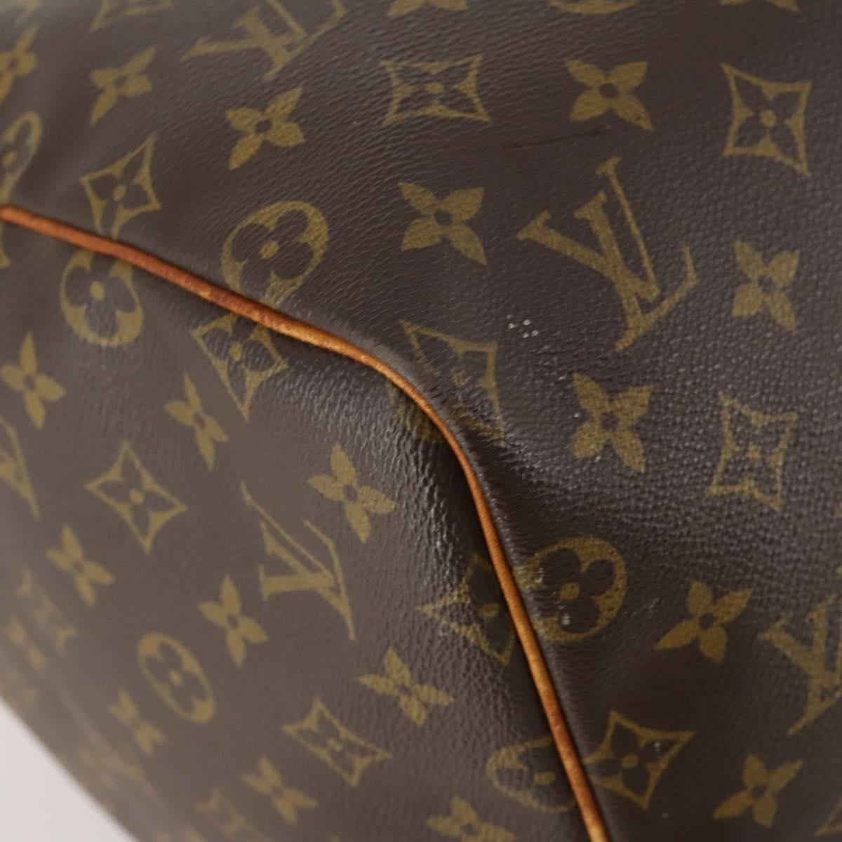 LOUIS VUITTON Monogram Keepall 55 Boston Bag M41424 LV Auth ep13859