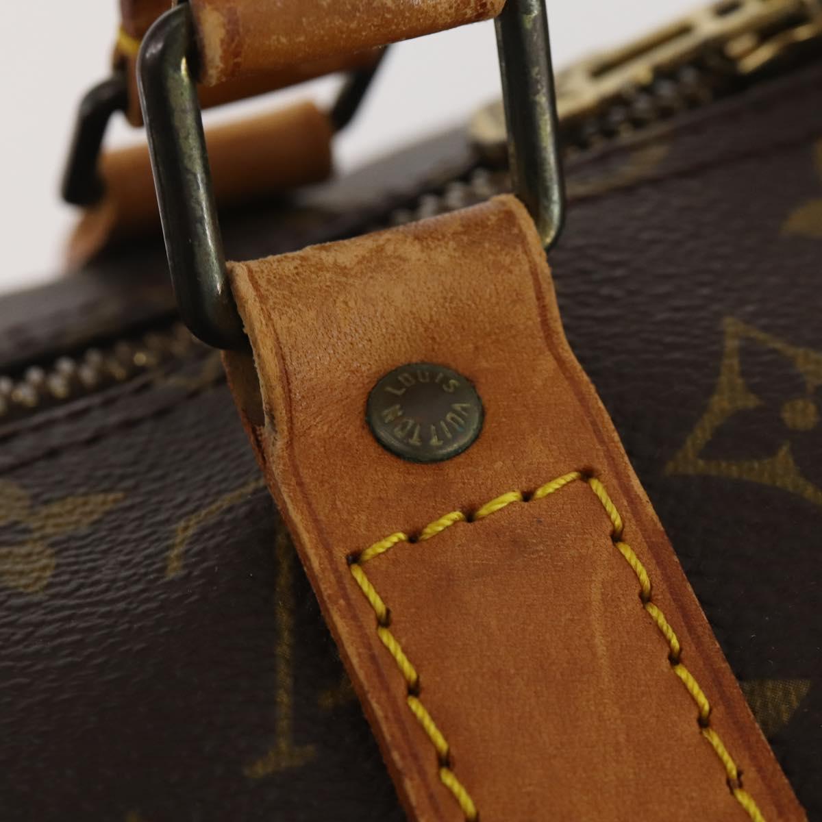 LOUIS VUITTON Monogram Keepall 55 Boston Bag M41424 LV Auth ep13859