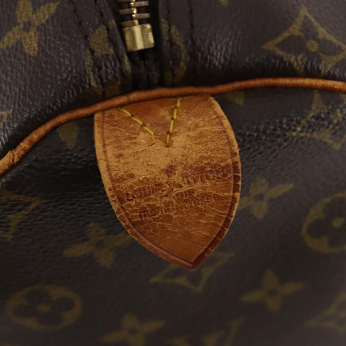 LOUIS VUITTON Monogram Keepall 55 Boston Bag M41424 LV Auth ep13859