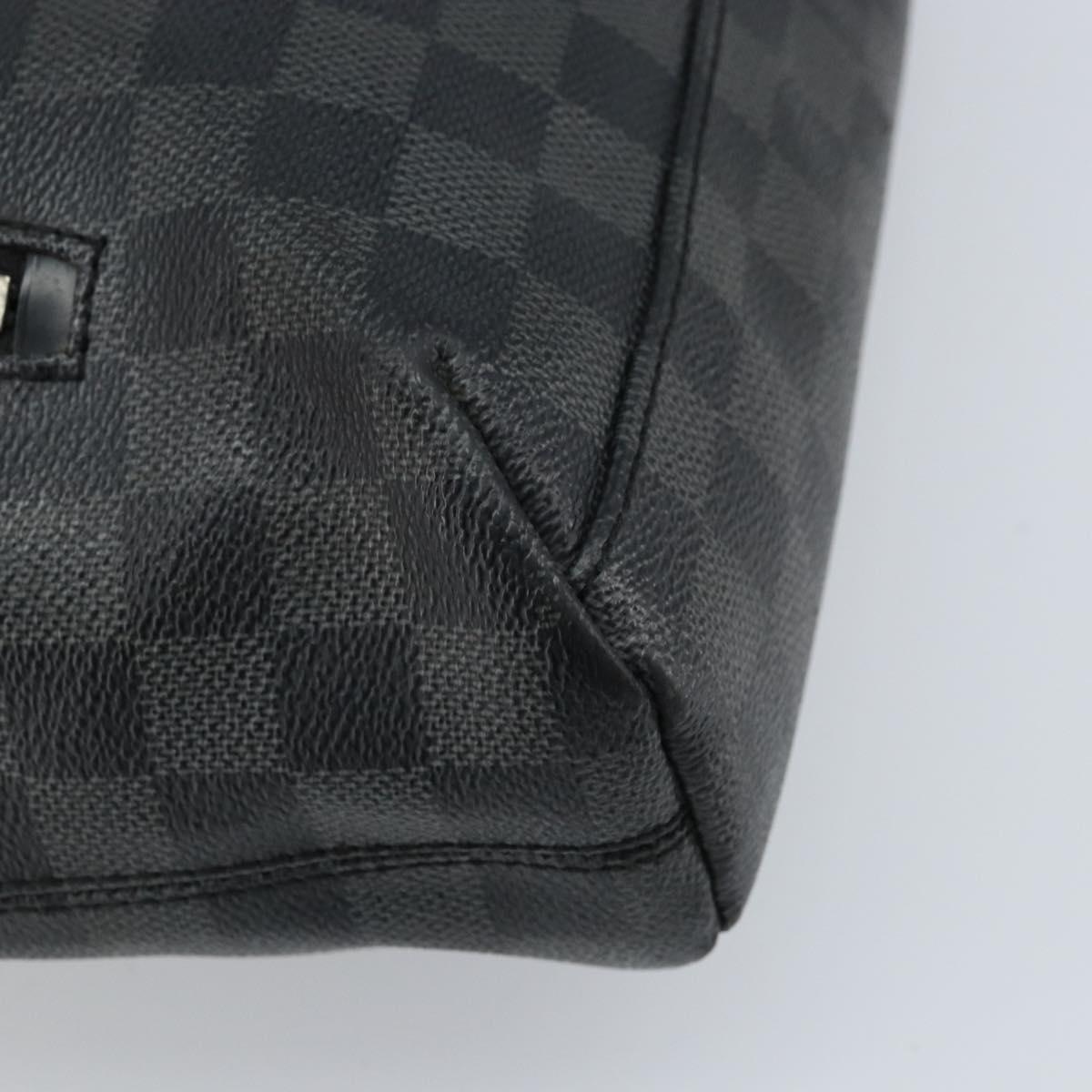 LOUIS VUITTON Damier Graphite Mick MM Shoulder Bag N41106 LV Auth ep13865