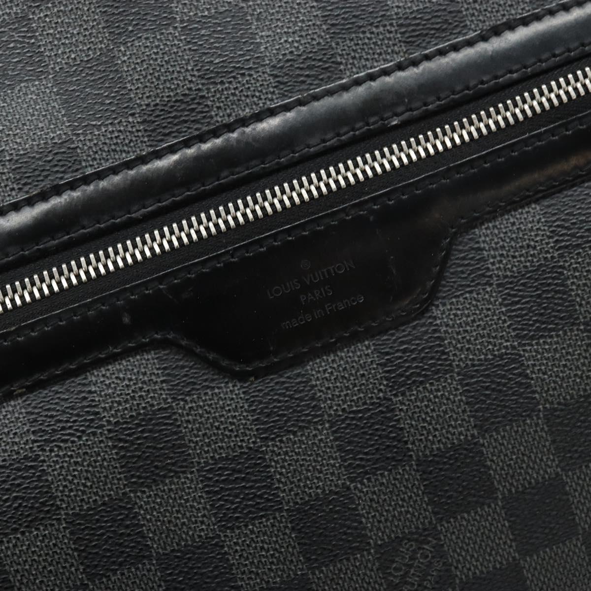 LOUIS VUITTON Damier Graphite Mick MM Shoulder Bag N41106 LV Auth ep13865