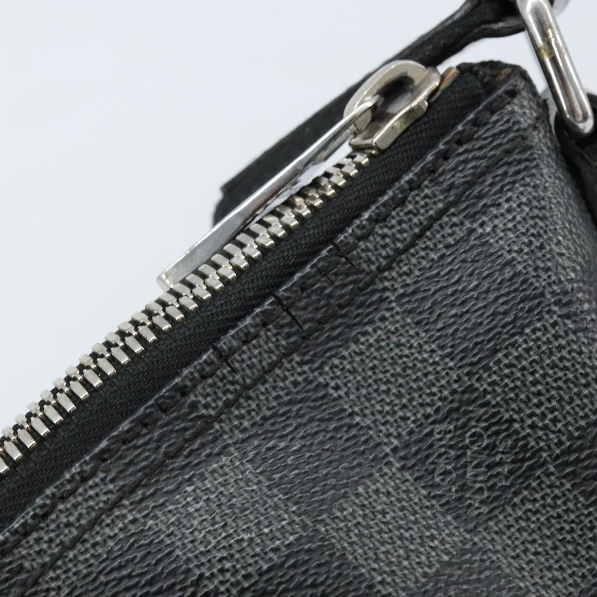 LOUIS VUITTON Damier Graphite Mick MM Shoulder Bag N41106 LV Auth ep13865