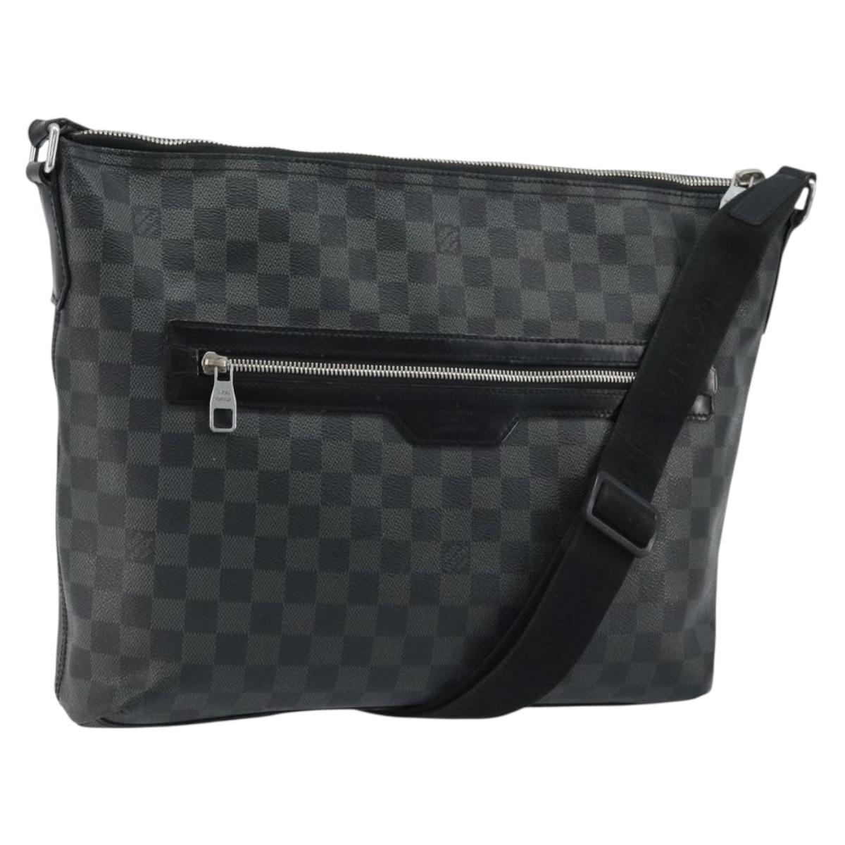 LOUIS VUITTON Damier Graphite Mick MM Shoulder Bag N41106 LV Auth ep13865