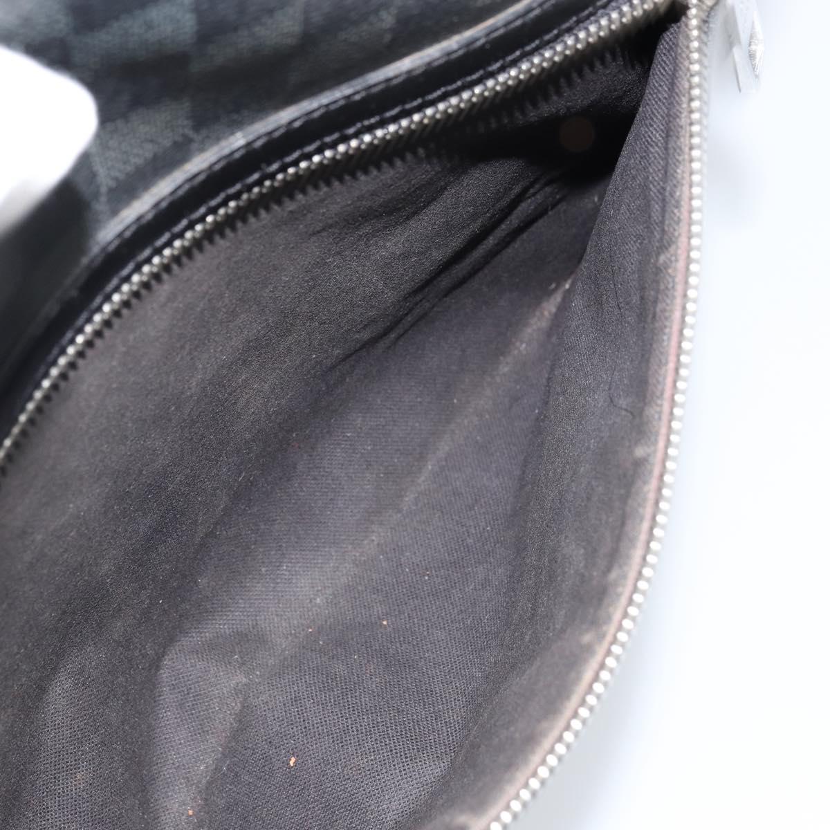 LOUIS VUITTON Damier Graphite Mick MM Shoulder Bag N41106 LV Auth ep13865