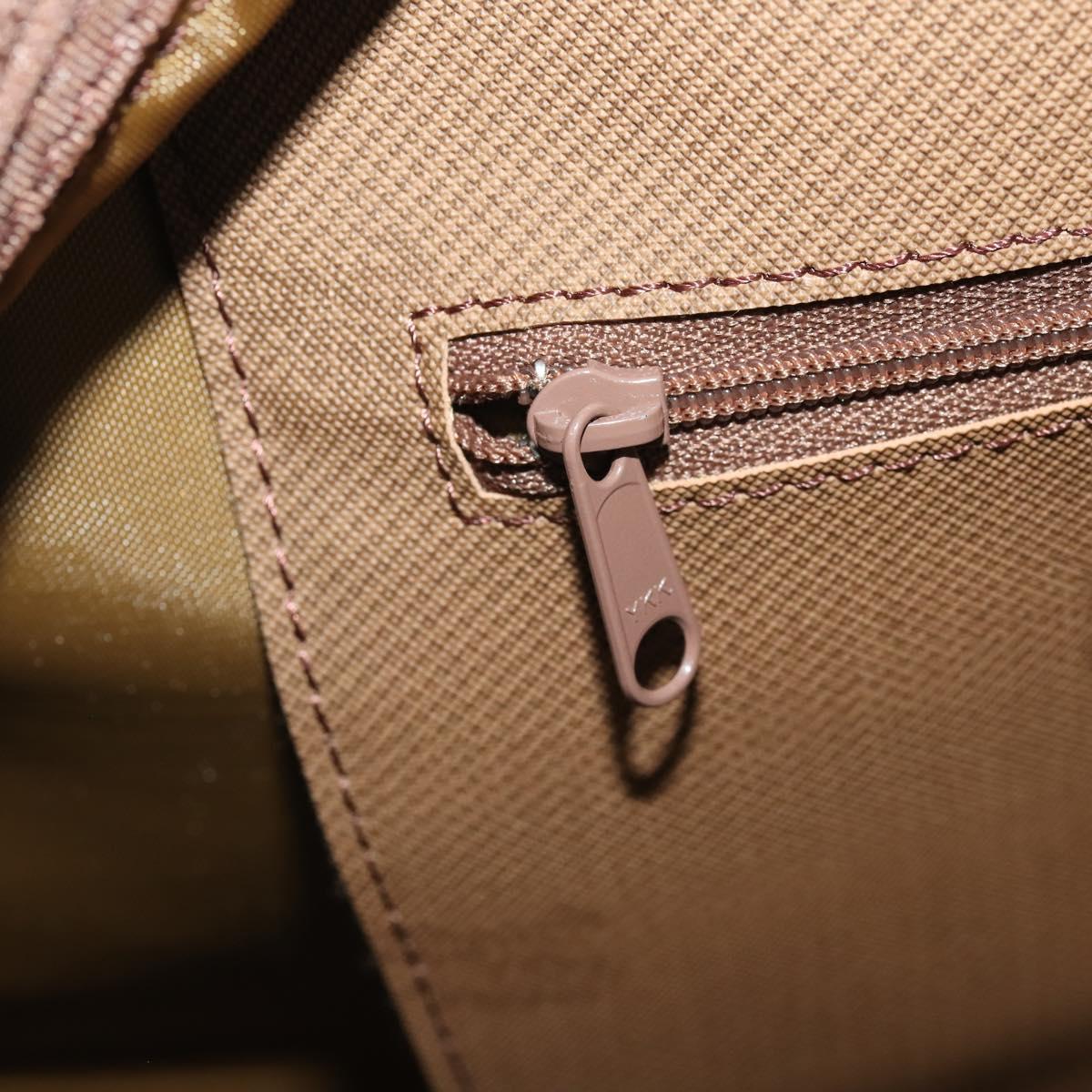 Burberrys Nova Check Boston Bag Canvas 2way Beige Gold Auth ep13867V