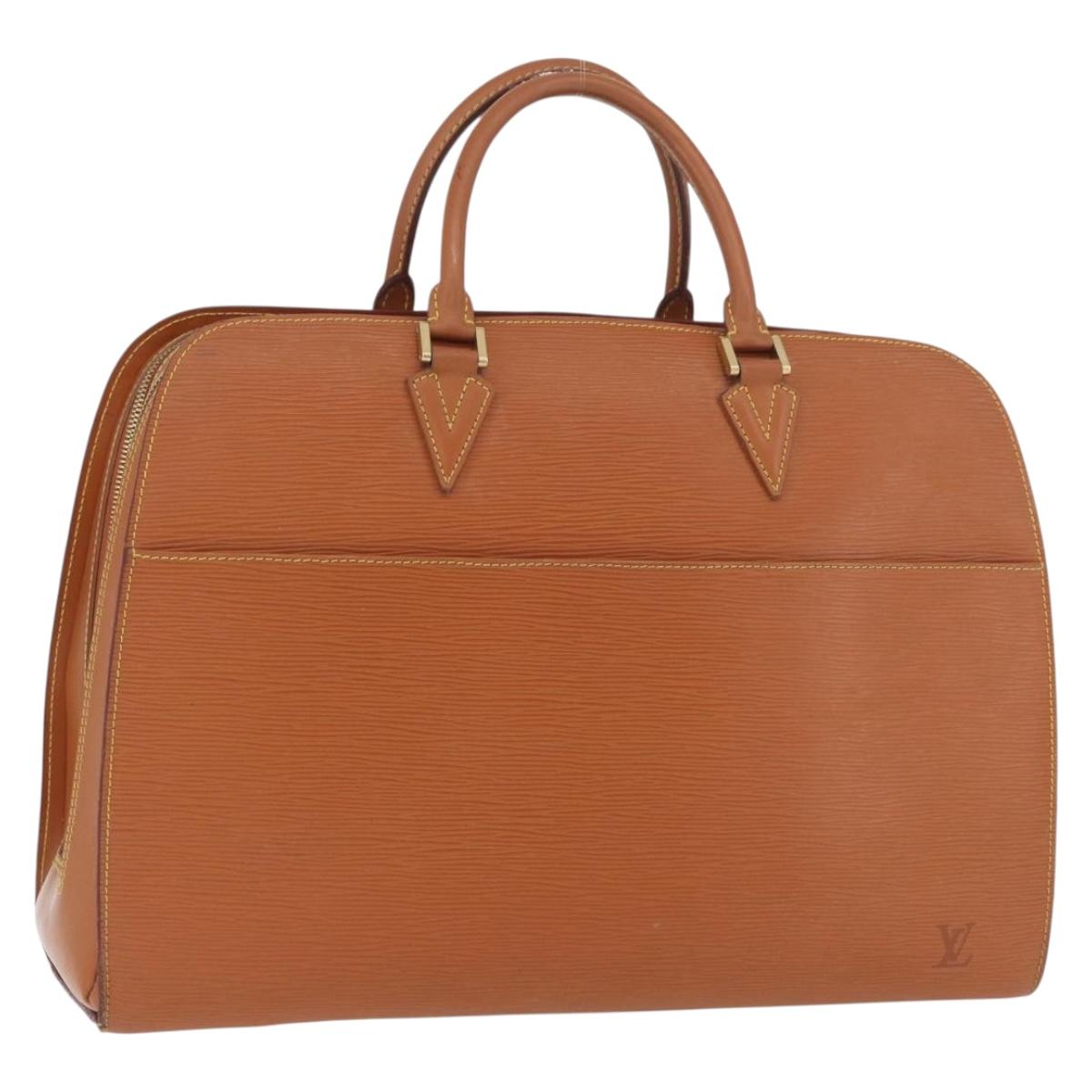 LOUIS VUITTON Epi Sorbonne Hand Bag Zipangu Gold M54518 LV Auth ep13869