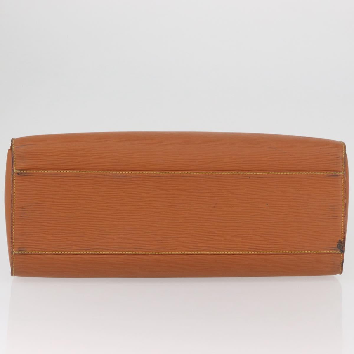 LOUIS VUITTON Epi Sorbonne Hand Bag Zipangu Gold M54518 LV Auth ep13869